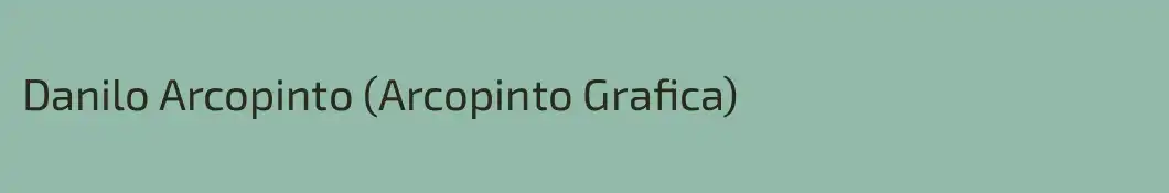 Danilo Arcopinto (Arcopinto Grafica)